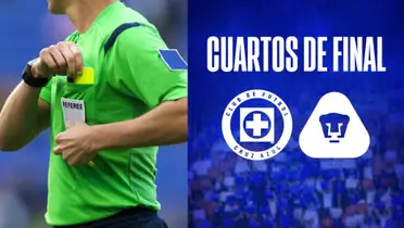 Árbitro de Pumas vs Cruz Azul 