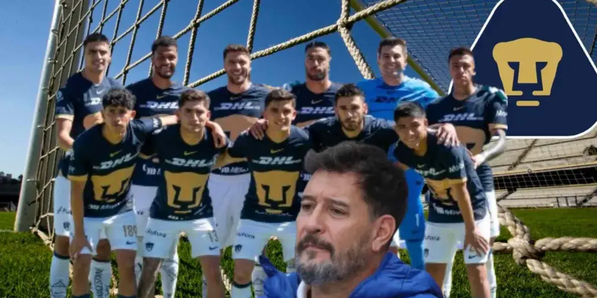 Foto de Pumas y Gustavo Lema