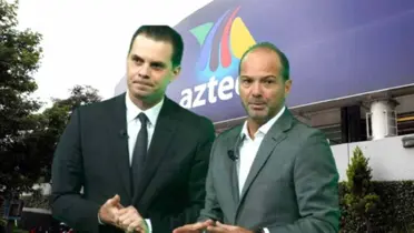Luis García y Christian Martinoli en TV Azteca