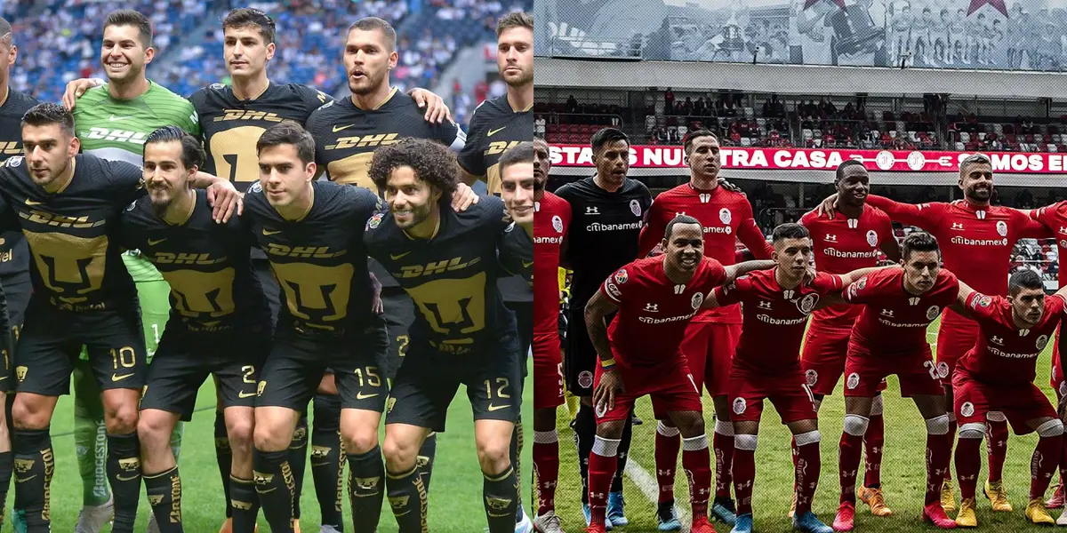 Pumas vs Toluca.