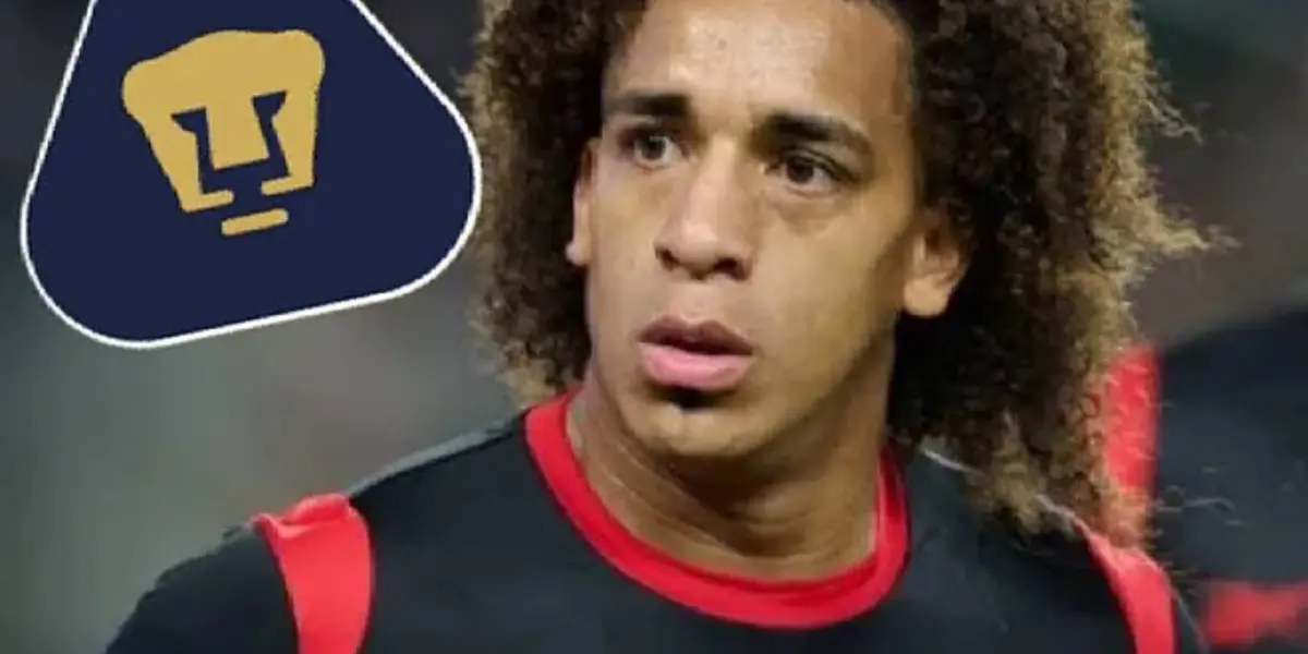 Adalberto Carrasquilla molesto en la práctica de Pumas (Fuente: Mexsports)