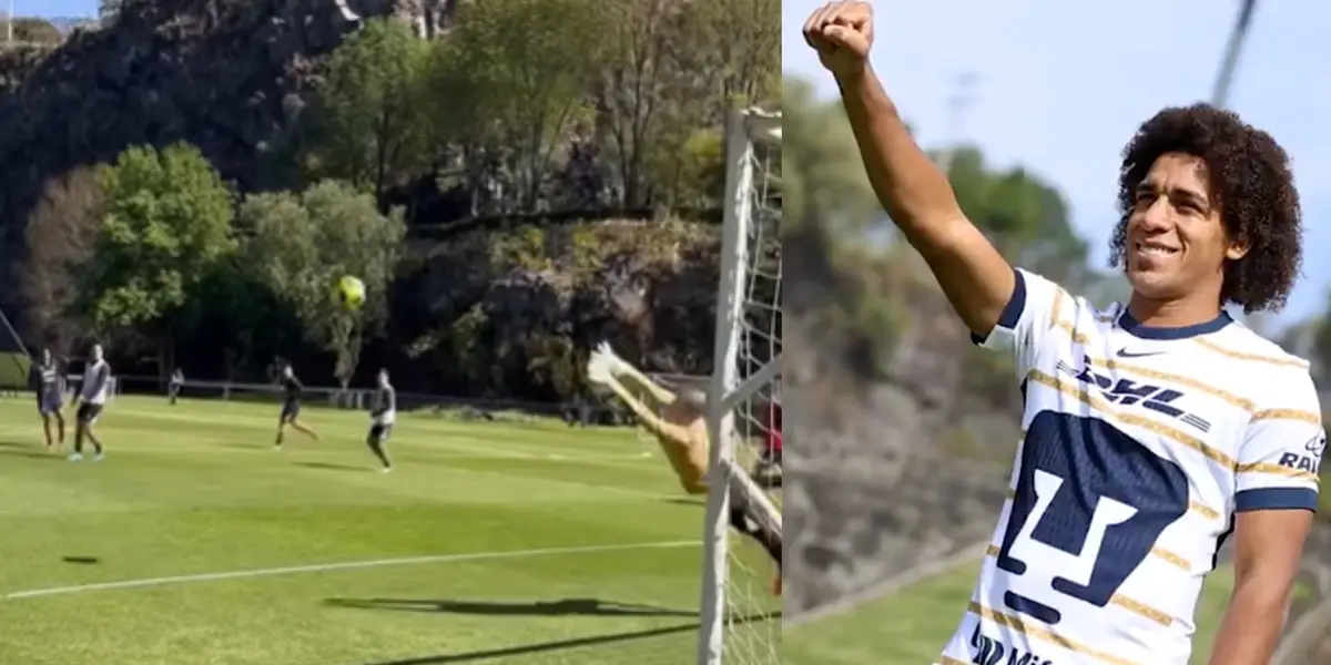 Adalberto Carrasquilla presentado en Pumas (Fuente: Pumas y Pasión Pumas)