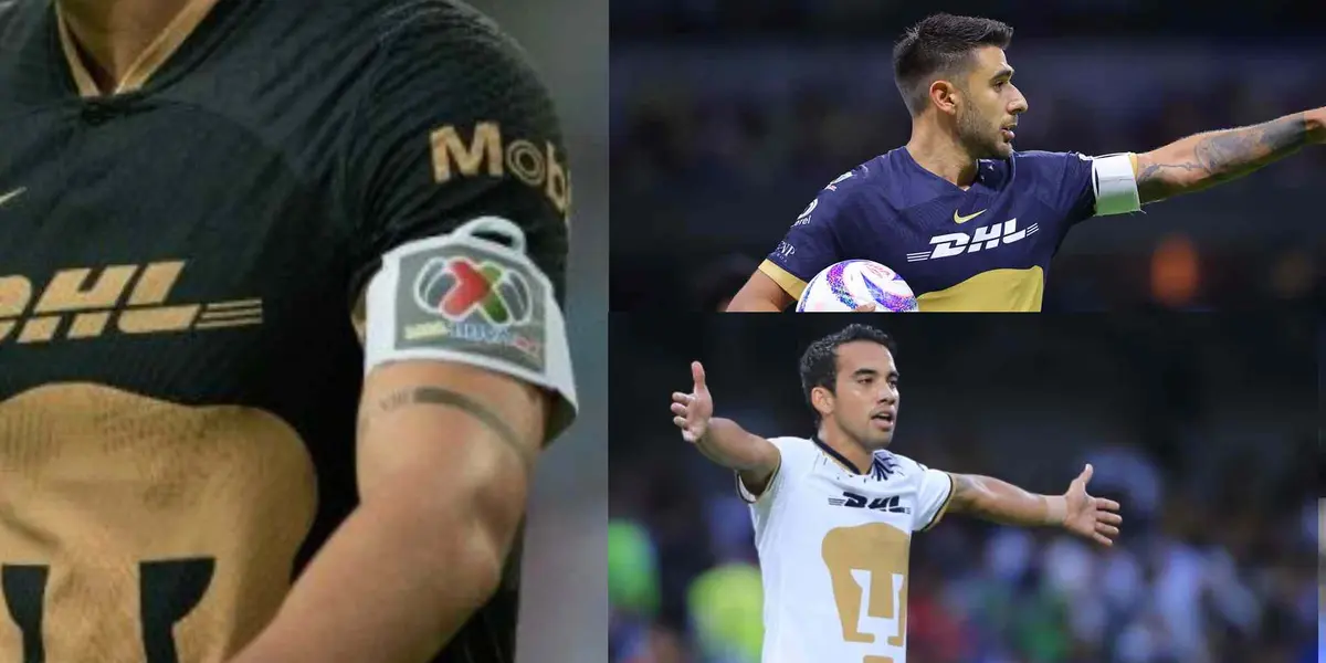 Adrián Aldrete y Eduardo Salvio con Pumas