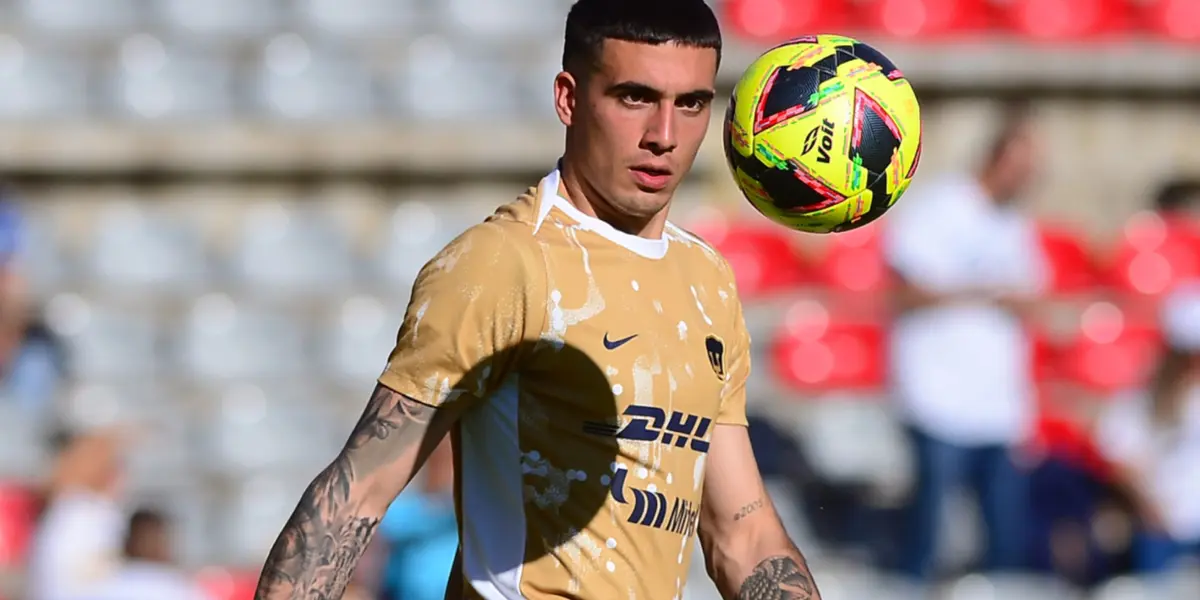 Alex Padilla en un calentamiento en el combinado de Pumas (Fuente: Mexsports)