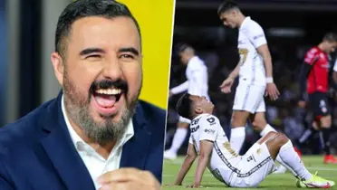 Álvaro Morales de ESPN se burla de Pumas
