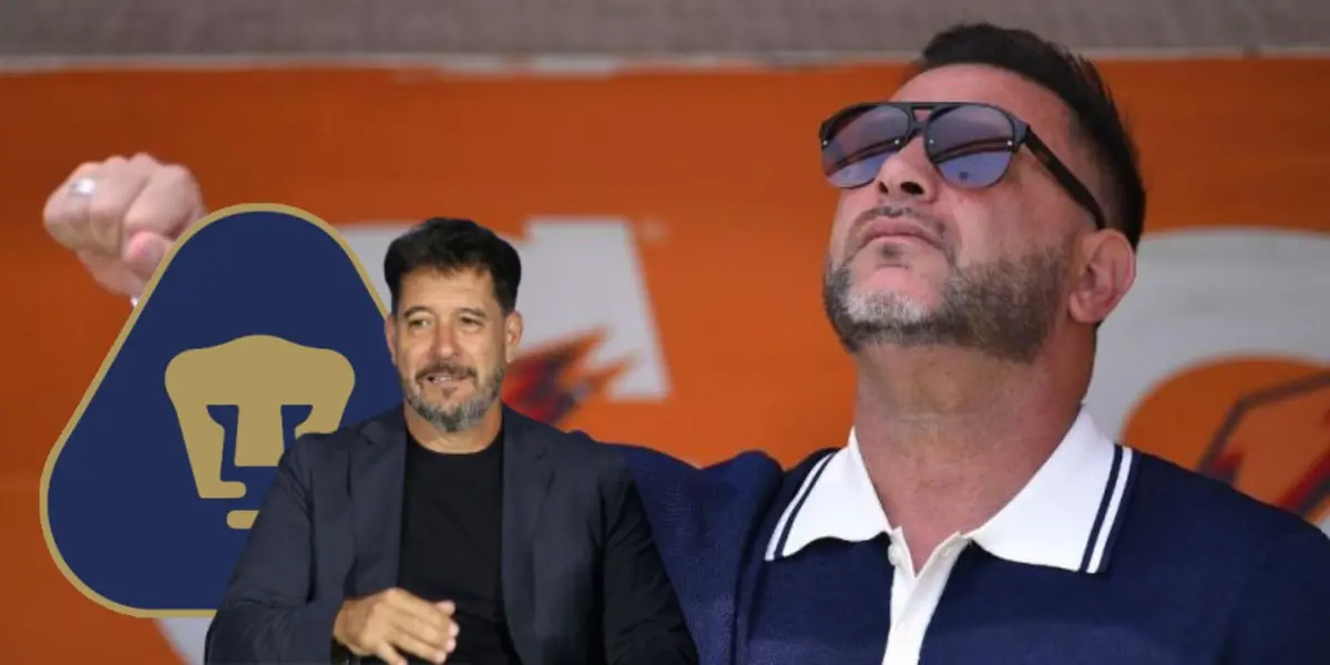 Antonio Mohamed mientras dirigía a Pumas durante el torneo Apertura 2023