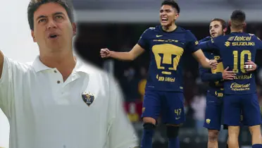 Arturo Elías Ayub saludando en el estadio de Ciudad Universitaria (Fuente: Medio Tiempo)