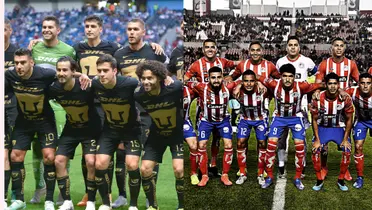 Atlético San Luis vs Pumas UNAM.