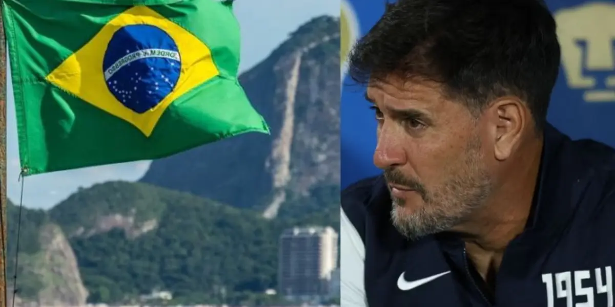 Bandera de Brasil en Río de Janeiro, a la derecha, Gustavo Lema (Fuente: Concepto y Mexsports)