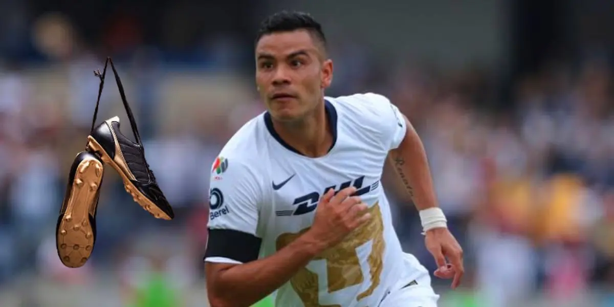 Barrera con Pumas y botines colgados/FOTO: Milenio