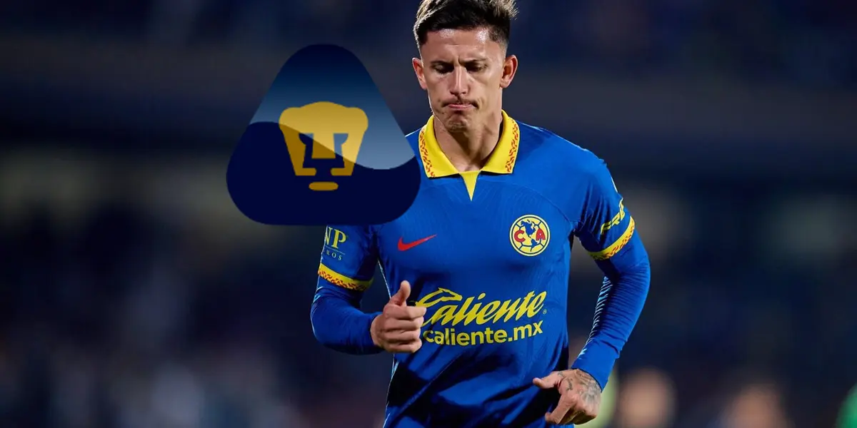 Brian Rodríguez en un partido de América vs Pumas (Fuente: Mexsports)