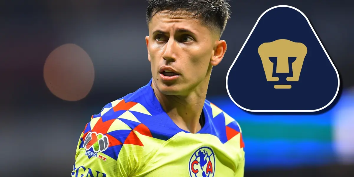 Brian Rodríguez jugando con el América en Liga MX (Fuente: Mexsports)