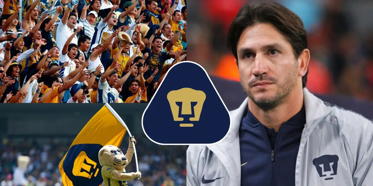 Bruno Marioni dirigiendo a Pumas