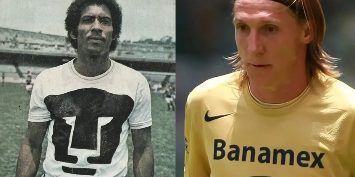 Cabinho y Leandro Augusto, leyendas de Pumas.