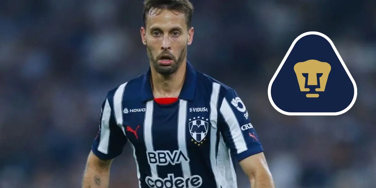 Canales y el escudo de Pumas/FOTO: Récord