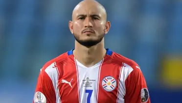 Carlos González con la selelcción de Paraguay en la Copa América (Fuente: Mexsports)