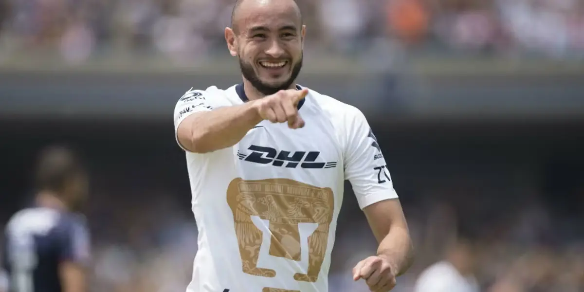 Carlos González festeja gol realizado a Rayados (Fuente: Mexsports)