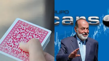 Carta que va a ser repartida en la mesa, a la derecha, Carlos Slim en una conferencia (Fuente: Heraldo y el Ceo)