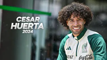 César Huerta con la Selección Mexicana