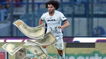 César Huerta con los Pumas y dólares