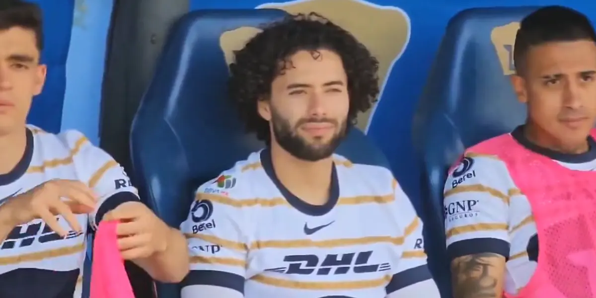 César Huerta con Pumas en Ciudad Universitaria
