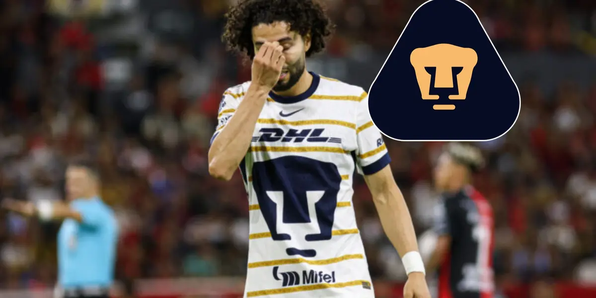 César Huerta con Pumas / Foto: David Tamayo | El Occidental