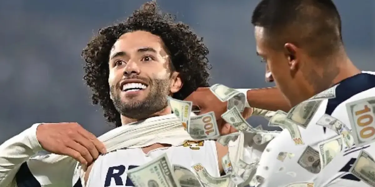 César Huerta con Pumas y dólares