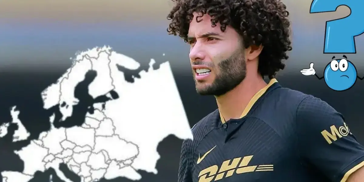 César Huerta con Pumas y signo de interrogación