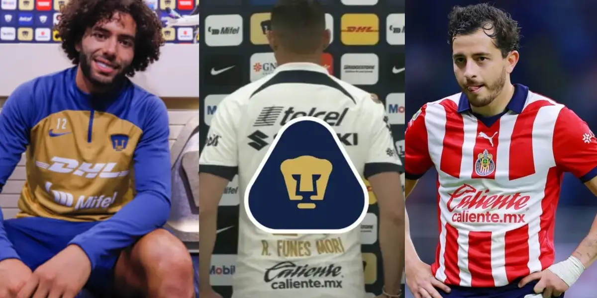 César Huerta en conferencia de prensa, a la derecha, Mozo se lamenta derrota (Fuente: Mexsports y Pumas)