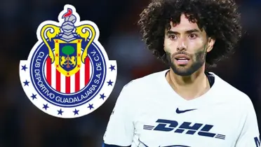 César Huerta jugando en el combinado de Pumas (Fuente: Juan Fútbol)