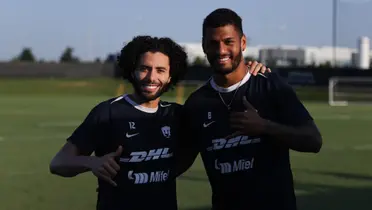 César Huerta y José Caicedo / Foto: @PumasMX