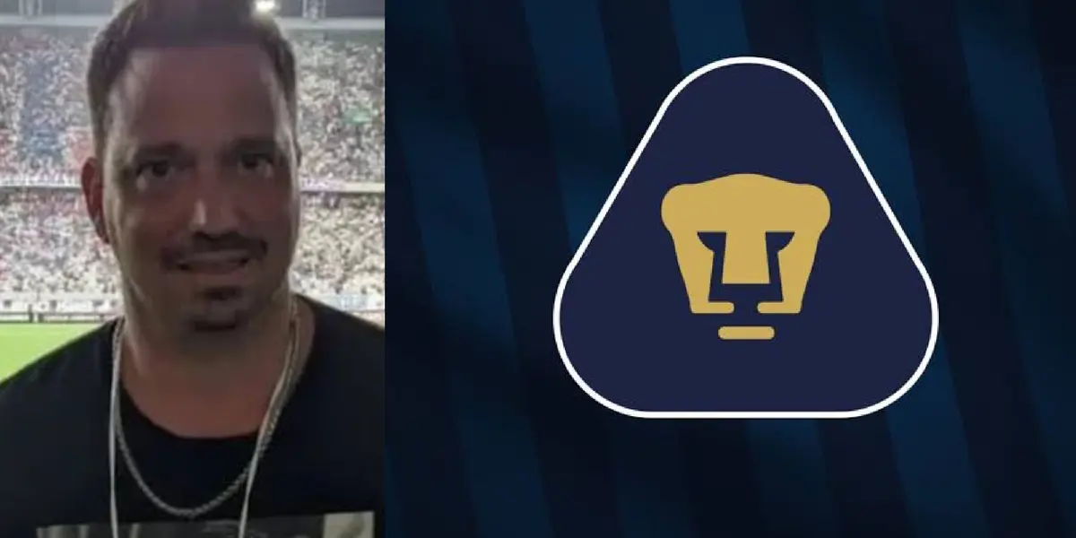 César Luis Merlo escudo de Pumas