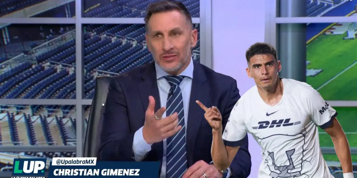 Chaco Giménez en Fox Sports y Guillermo Martínez con Pumas