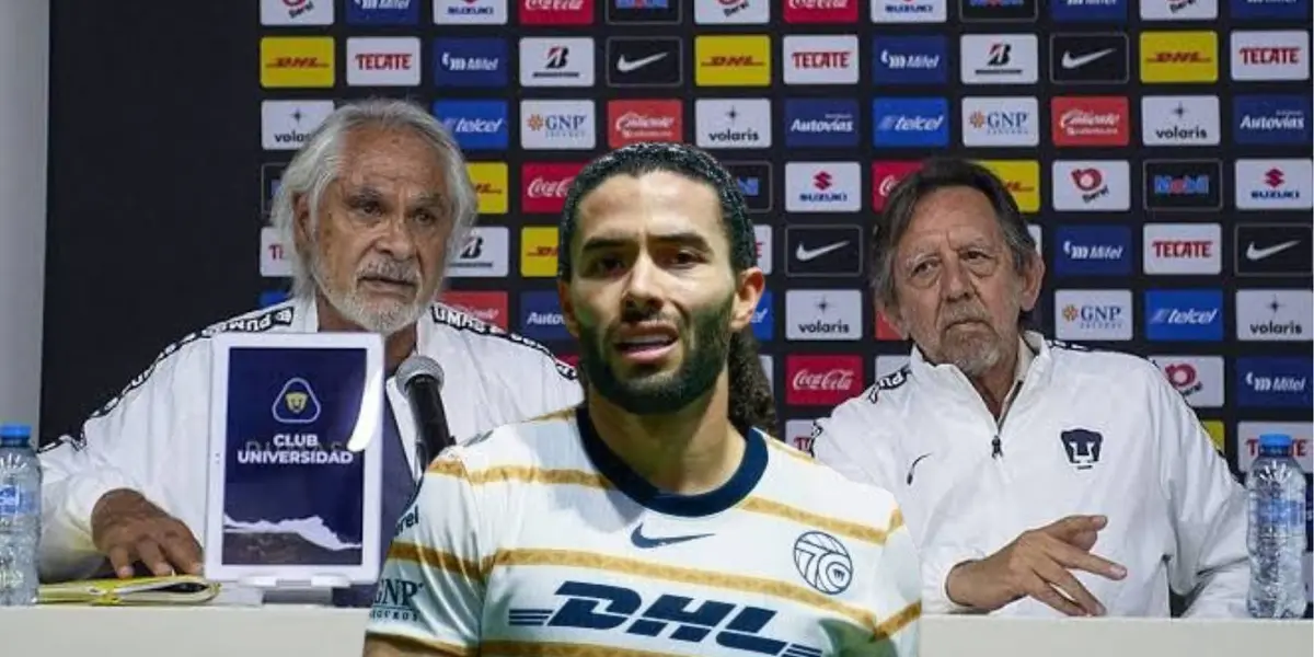 Chino con directiva de Pumas/FOTO: Récord