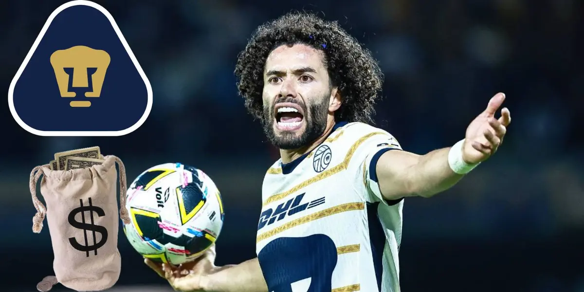 Chino con Pumas y dinero/FOTO: Fútbol Total