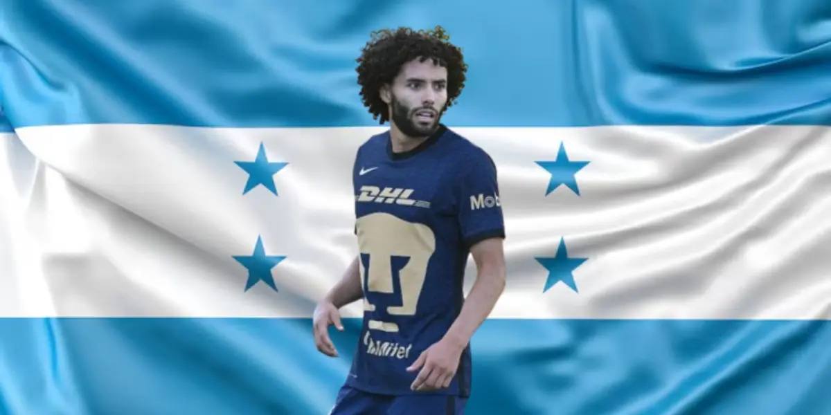 Chino Huerta con la bandera de Honduras/FOTO: Freepik