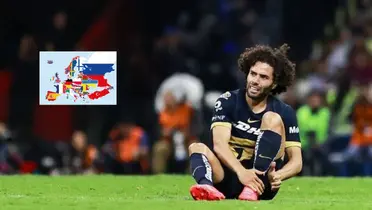 Chino Huerta con Pumas/FOTO: Mexsport