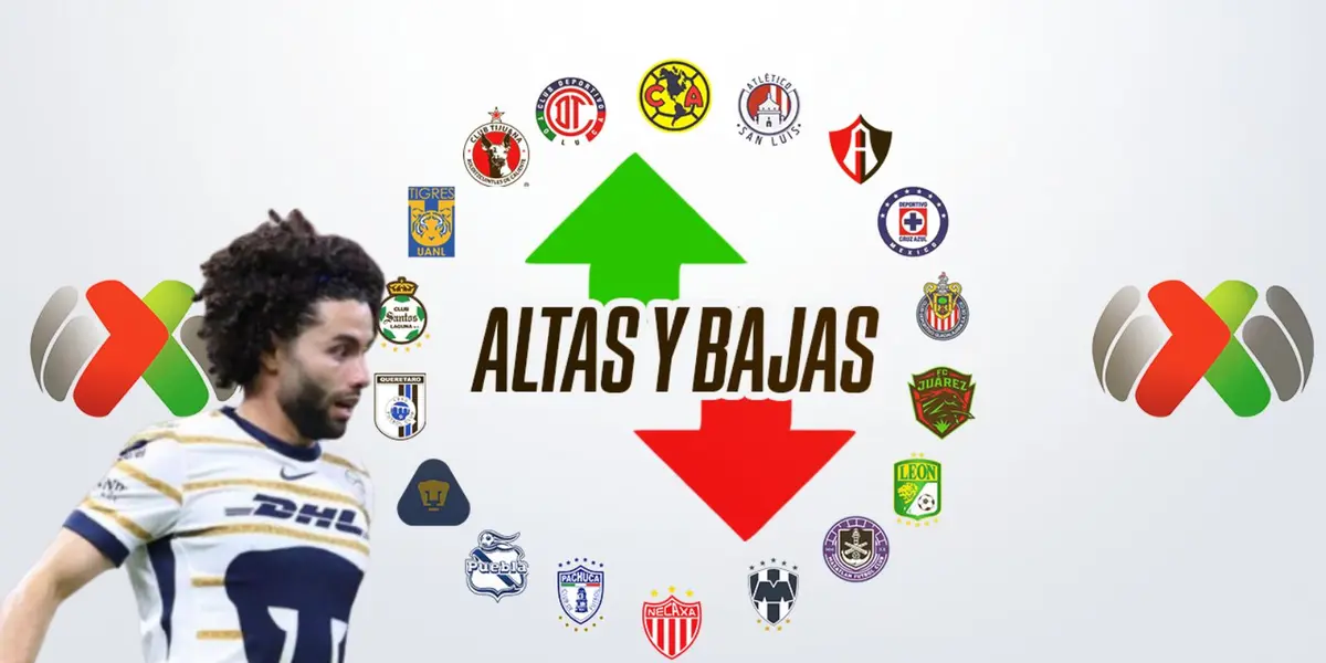Chino Huerta y clubes de la Liga MX/FOTO: ESPN