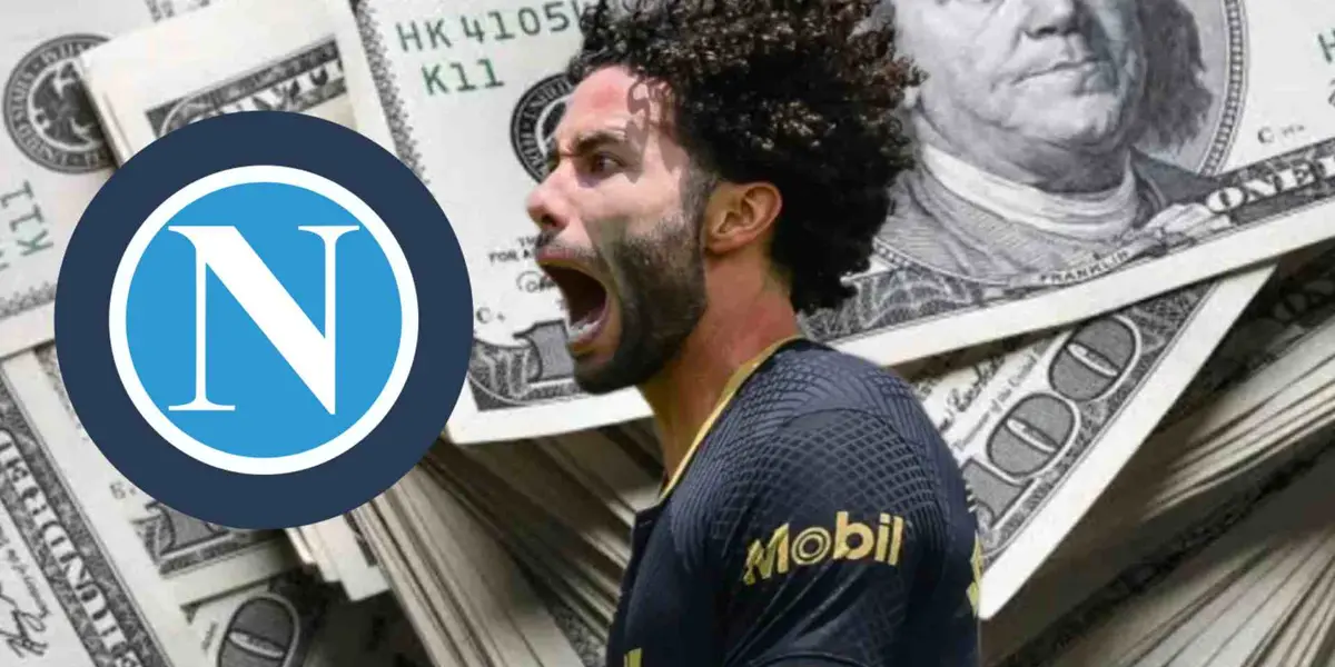 Chino Huerta y el sueldo con el Napoli de la Serie A