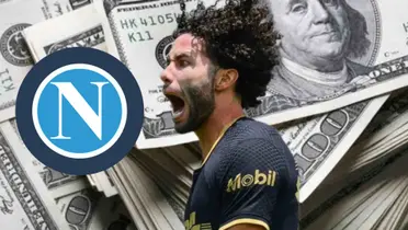 Chino Huerta y el sueldo con el Napoli de la Serie A