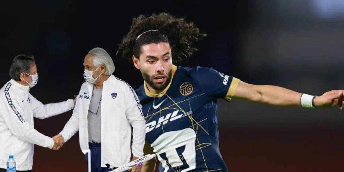 Chino Huerta y la directiva/Foto: Récord