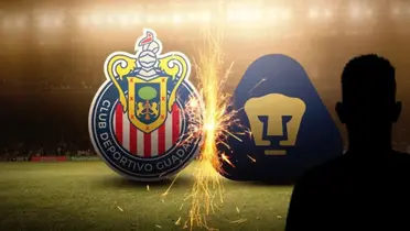 Chivas y Pumas, silueta de Alfonso Monrroy
