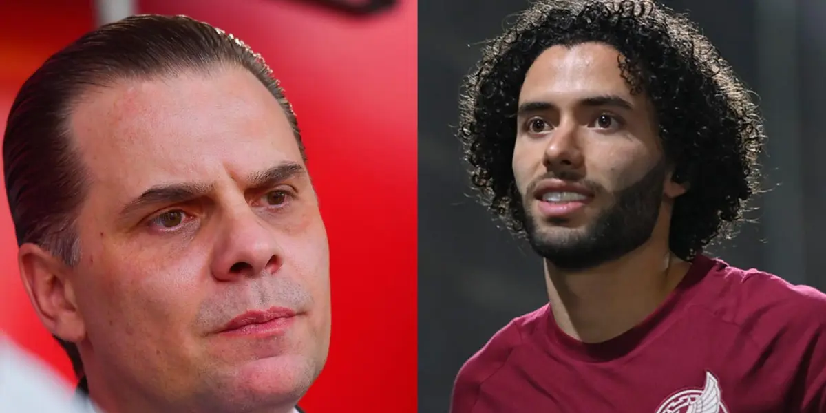 Christian Martinoli y César Huerta con la Selección Mexicana