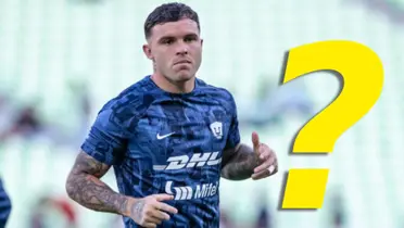 Christian Tabó entrenando con Pumas