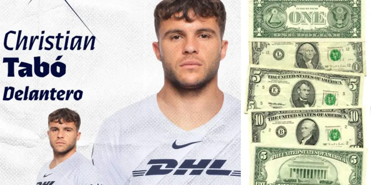 Christian Tabo y sueldo con los Pumas
