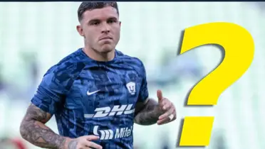 Christitan Tabó con Pumas y signo de interrogación