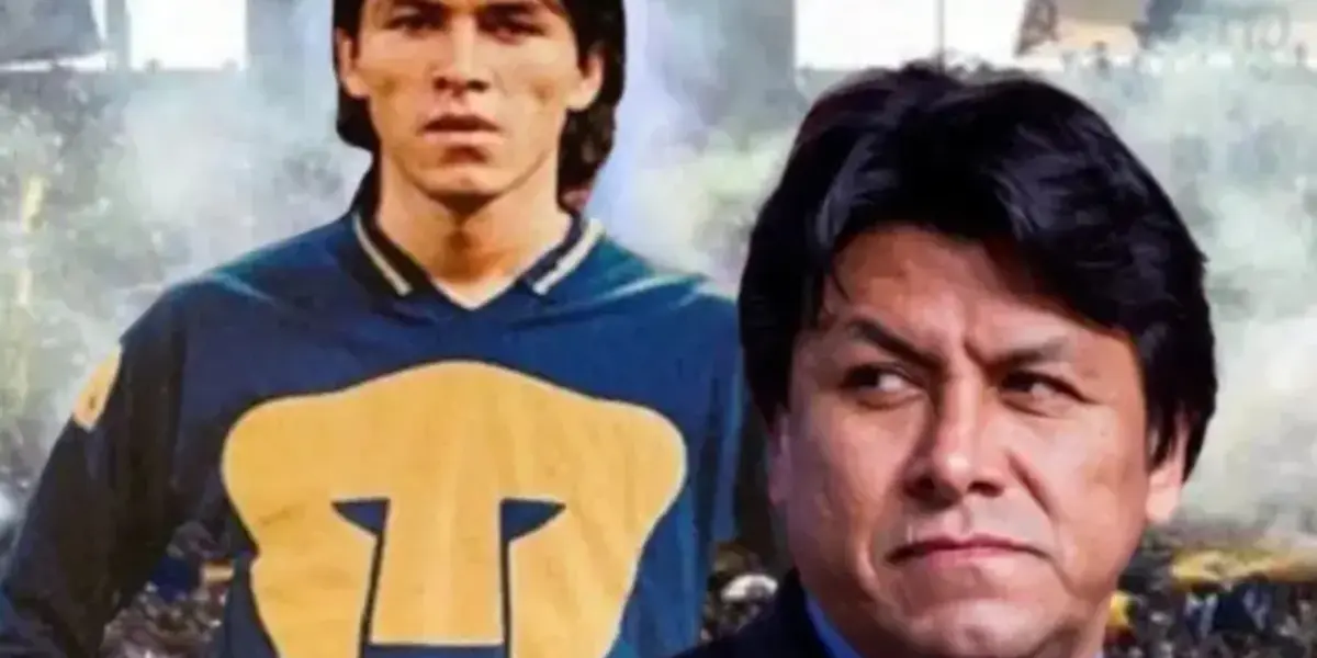 Claudio Suárez en juego con el combinado de Pumas (Fuente: Pumas)