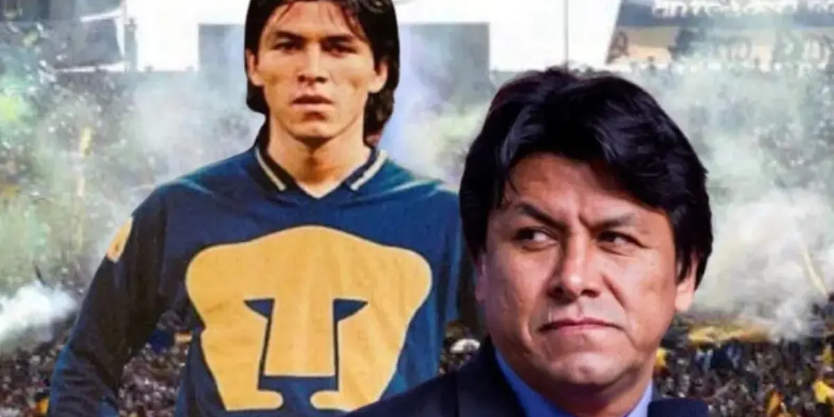 Claudio Suárez en un partido de Pumas (Fuente: Mexsports)
