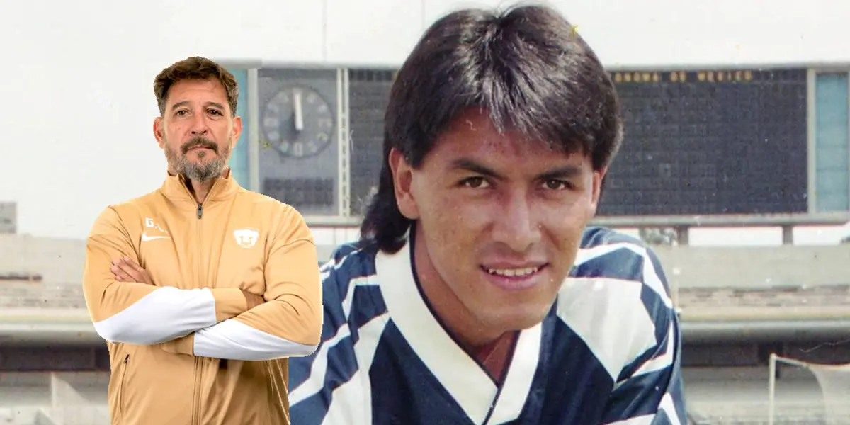 Claudio Suárez y Gustavo Lema | Foto: Mexsport y pumas.com