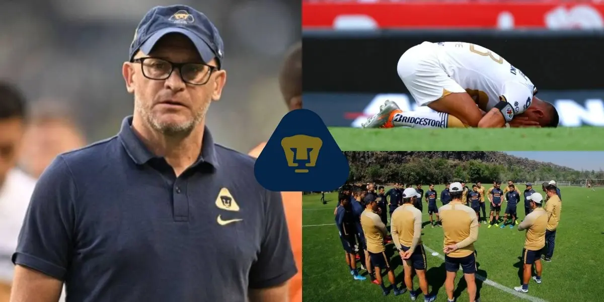 Conoce cuál fue la pésima noticia en el entrenamiento de Pumas